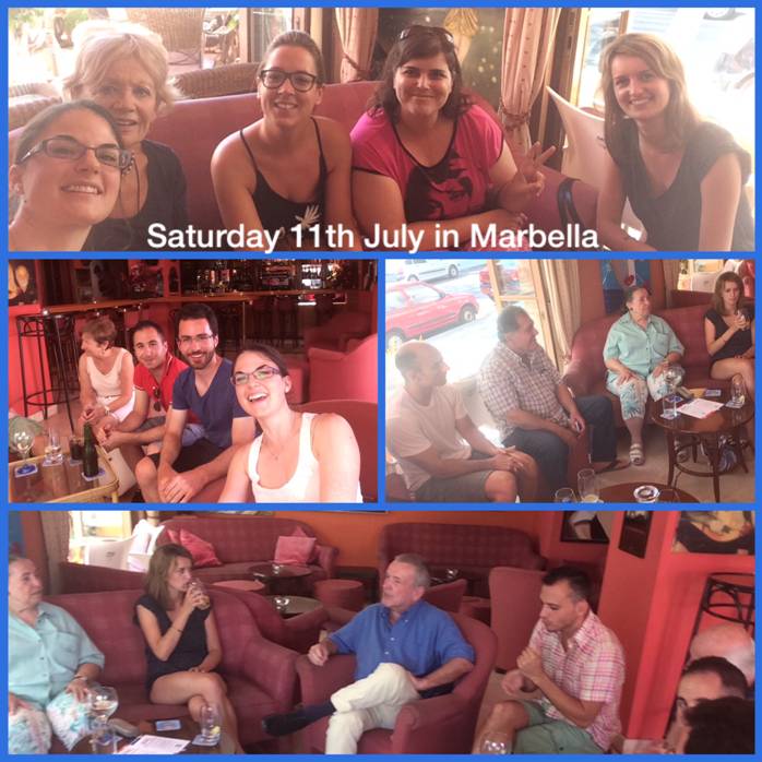 Another succesful language exchange in Marbella with the members from LanguageLinker!